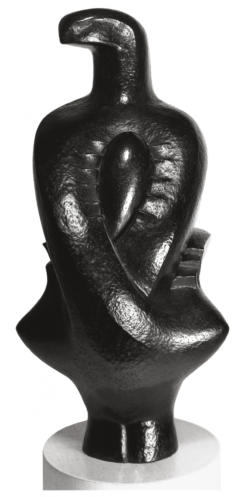 Jean Chauvin - Sculpteur - Magicienne - bronze - 1944