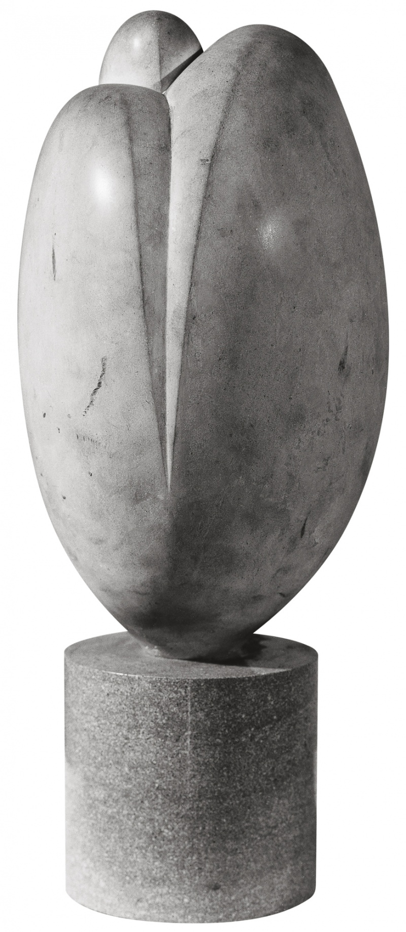 Jean Chauvin - Sculpteur - Amants - pierre - 1946