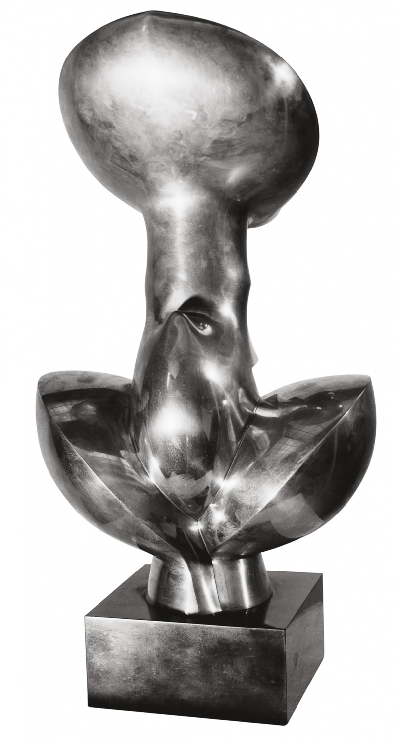 Jean Chauvin - Sculpteur - Incantation Maternelle - bronze doré - 1947